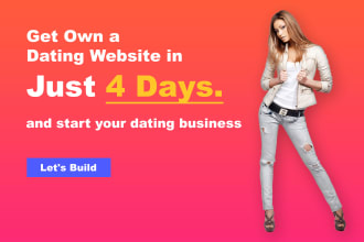 make dating website, dating app with online video call and live stream