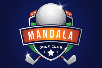 do make an modern custom golf logo