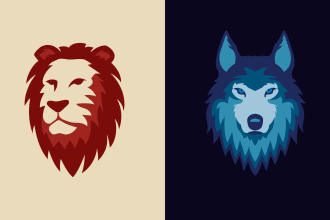 create minimalist illustration, cartoon logo design