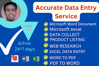 do accurate data collection, fastest data entry, data typing