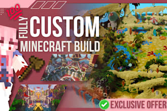 create a kitpvp, warzone, or fps map for you