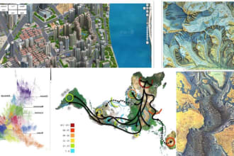 make gis maps with arcgis and qgis