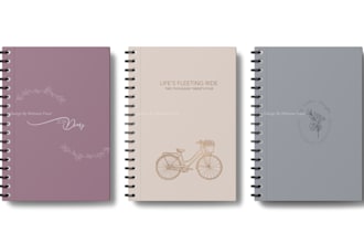 design notebook cover planner cover and journal cover