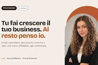 be your personal or business virtual assistant