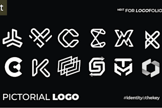 design 3 modern  pictorial logo