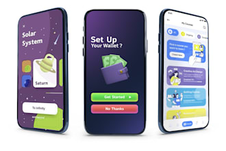 make stunning mobile UI design for android and ios on figma