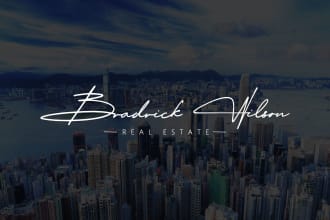 design professional signature handwritten cursive scripted logo in 12 hours