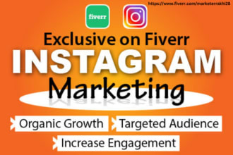 create, manage a professional instagram account or grow fast organic followers