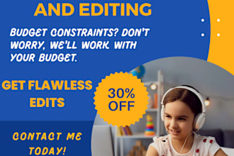 proofread and edit your journal article, research paper, manuscript