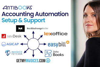help with sevdesk, lexoffice, buchhaltungsbutler, agicap, zoho books
