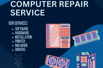 repair computer and laptop troubles remotely