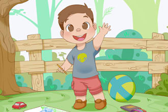 draw illustration for childern book