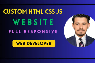 do frontend web development, figma to html css bootstrap