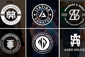 design monogram, initial letters, fashion clothing brand and business logo