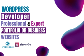 build modern wordpress websites using elementor or divi