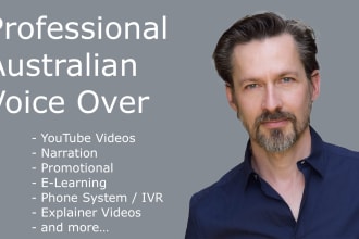 record a professional male australian voice over