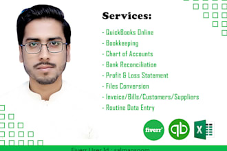 do bookkeeping and reconciliation in quickbooks online