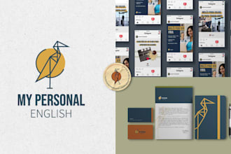 design a minimalist logo with a brand style guide