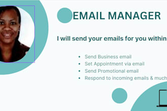 schedule email appointments, email handling and admin support