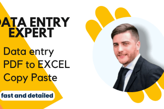 do excel data entry, i am spanish native speaker