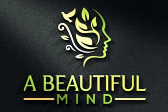 give creative wellness logo design with new concepts