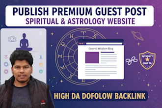 publish premium guest post on spiritual and astrology website