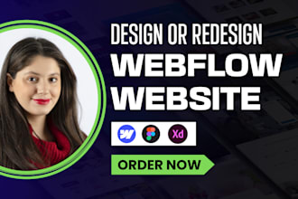 do webflow website design, redesign or develop, figma to webflow