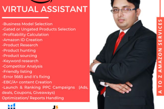 be your expert amazon fba fbm virtual assistant amazon VA