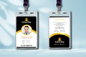 design id card professionally within 15 hours