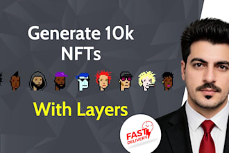 generate 10k nfts collection in 24 hours