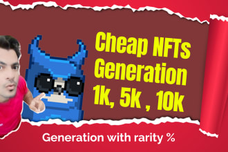 generate 10k nfts collection in 24 hours
