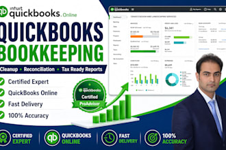 do quickbooks online bookkeeping, cleanup, and setup
