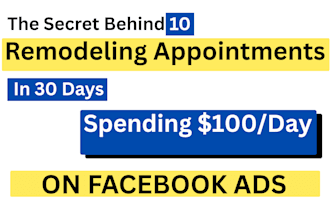 get bathroom leads or kitchen leads with facebook ads