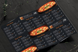 design restaurant,food,bar,menu board,flyer,poster,cafe menu