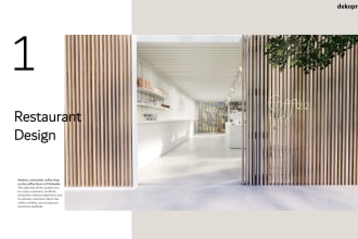 design an unique restaurant and bar interior