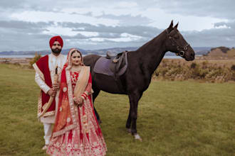 edit indian, sikh and foreign wedding and prewedding much more