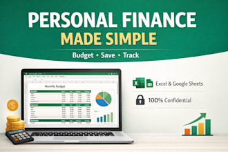 organize your personal finances with a custom excel budget
