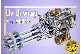 uv unwrapping, topology optimization, and texture baking for stunning results