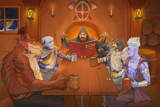draw your tabletop party