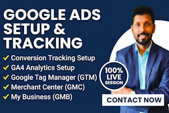 setup google ads conversion tracking, ga4, GTM, gmc