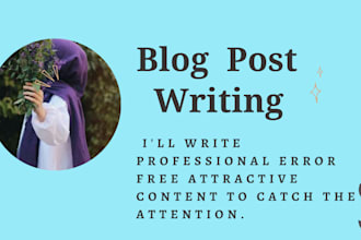 write any kind of blog