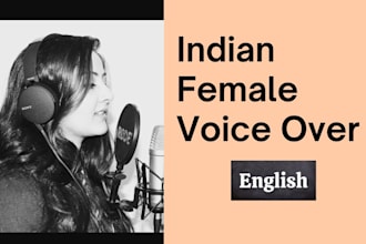 record professional quality english voice overs
