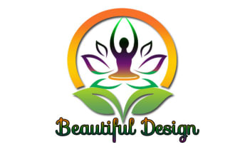 do a beautiful  meditation yoga unique logo design for you