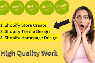 shopify store design, shopify theme, shopify homepage design