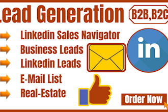 b2b linkedin lead generation business database business leads data collection