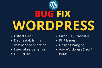 fix wordpress critical error, fatal error, warnings, conflicts, server error