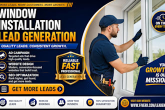 generate door window installation leads build tint blind film handyman website