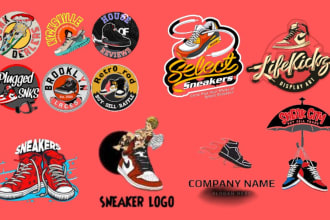 design shoe or sneaker logo for brands