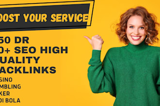 provide quality 250 DR 50 plus homepage dofollow backlinks