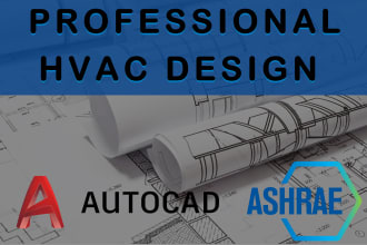 design hvac designs with load calculations and other mep services